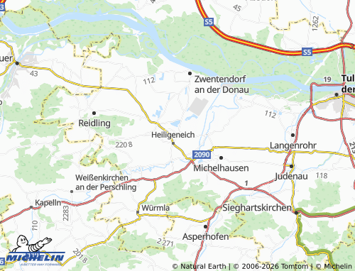 Mappa MICHELIN Moosbierbaum - ViaMichelin