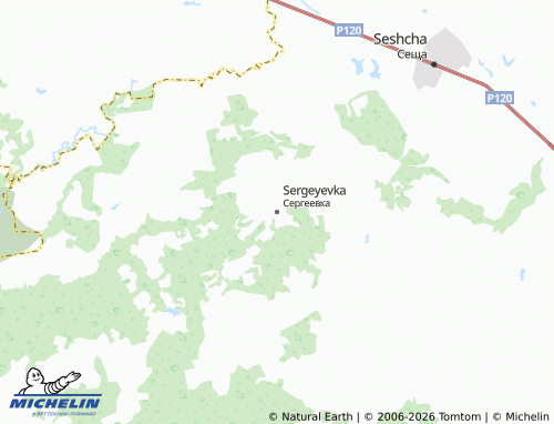 Carte MICHELIN Sergeyevka - ViaMichelin