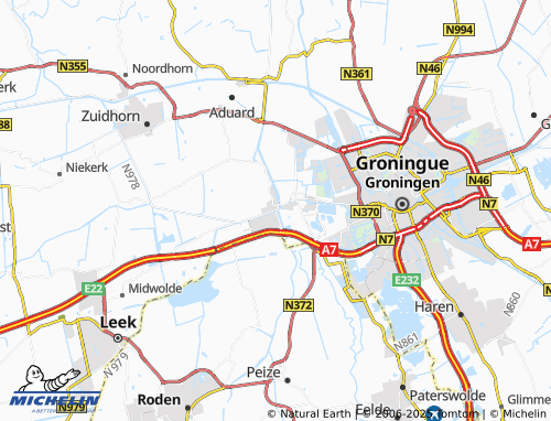 MICHELIN Vierverlaten map - ViaMichelin