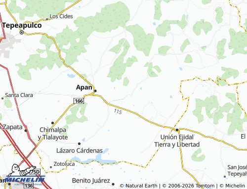 Mappa MICHELIN Tepozán - ViaMichelin