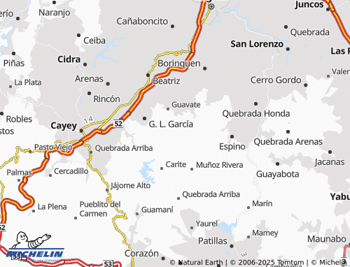 MICHELIN Farallón map - ViaMichelin