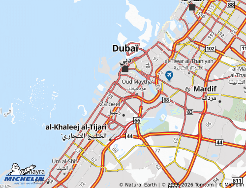 MICHELIN Al Jafiliya map - ViaMichelin