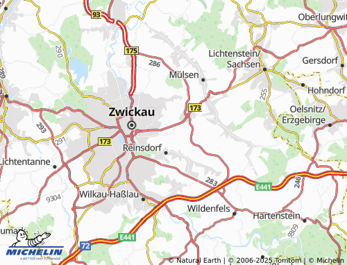 MICHELIN-Landkarte Pöhlau - ViaMichelin