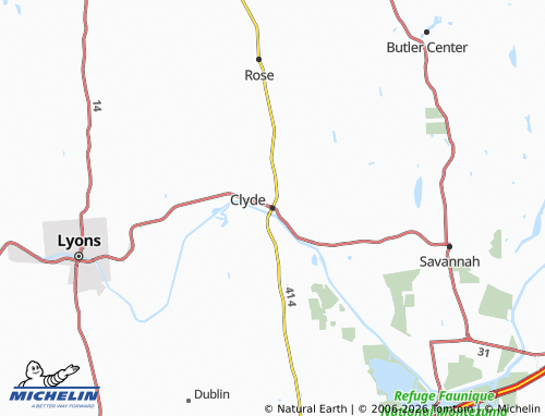 Mappa MICHELIN Clyde - ViaMichelin