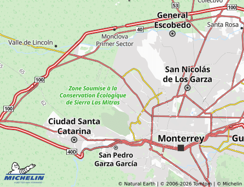 Mappa MICHELIN Pedregal Cumbres - ViaMichelin
