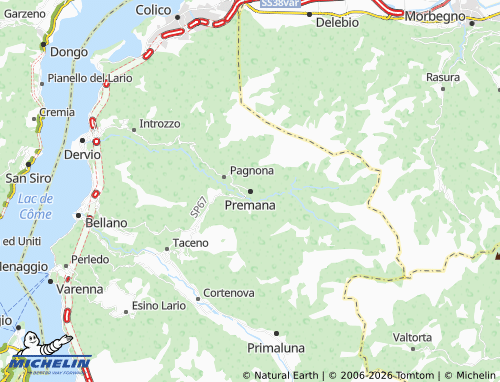Mapa MICHELIN Premana - ViaMichelin