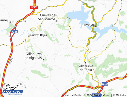 MICHELIN La Cañá map - ViaMichelin