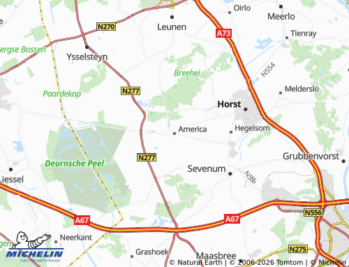 Mapa MICHELIN America - ViaMichelin