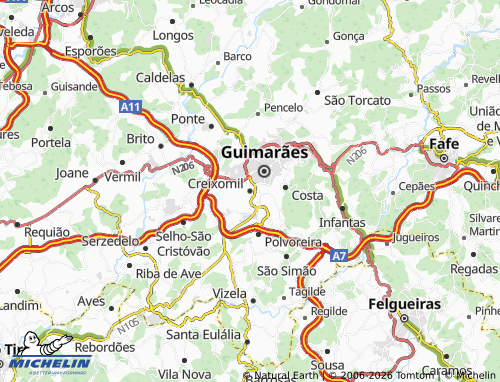 Mapa MICHELIN Creixomil - ViaMichelin