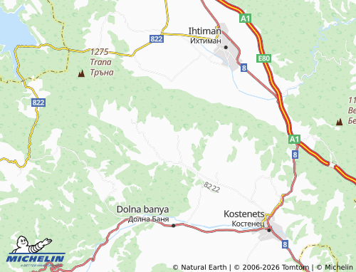 Kaart MICHELIN Podgorie - ViaMichelin