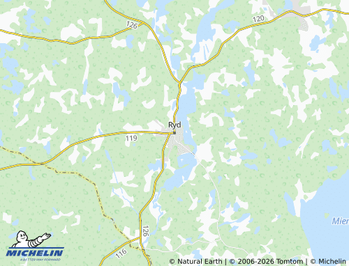 Carte MICHELIN Ryd - ViaMichelin