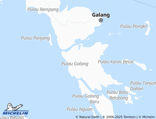 MICHELIN Sijantung map - ViaMichelin
