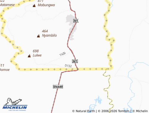 MICHELIN-Landkarte Ndamera - ViaMichelin