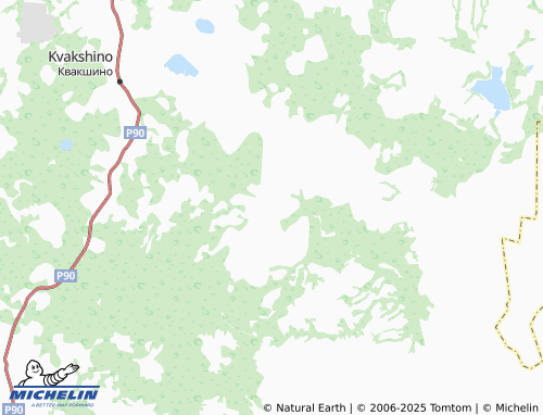 MICHELIN Yezvino map - ViaMichelin