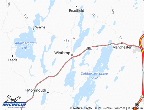 Kaart MICHELIN Winthrop - ViaMichelin