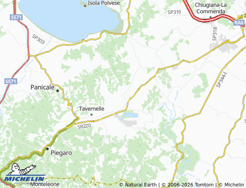 MICHELIN-Landkarte Fontignano - ViaMichelin