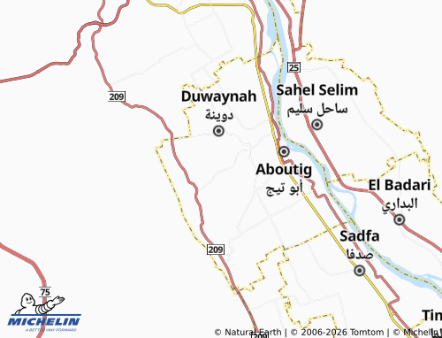 Kaart MICHELIN al-Zayrah - ViaMichelin