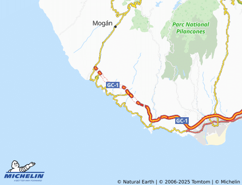 MICHELIN Pueblo Tauro map - ViaMichelin