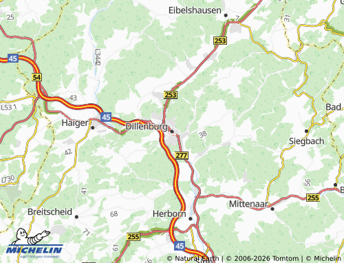 Mapa MICHELIN Dillenburg - ViaMichelin