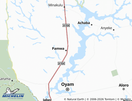 Mappa MICHELIN Pamwa - ViaMichelin