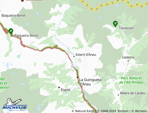 Mapa MICHELIN Esterri d'Àneu - ViaMichelin