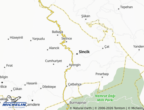 MICHELIN Onur map - ViaMichelin
