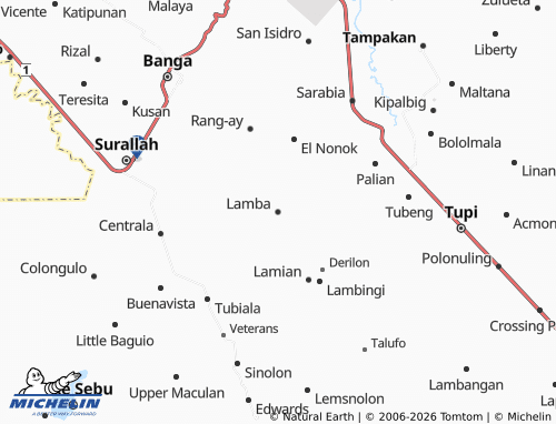 MICHELIN Lamba map - ViaMichelin