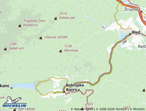 Carte MICHELIN Goreljek - ViaMichelin