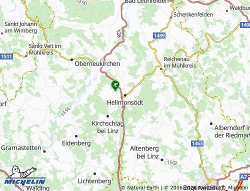 MICHELIN Hellmonsödt map - ViaMichelin