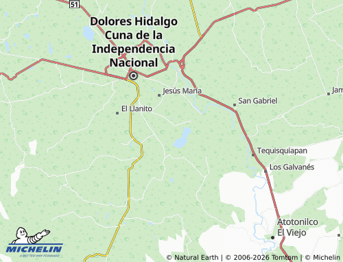 Mappa MICHELIN San Francisco de La Erre - ViaMichelin