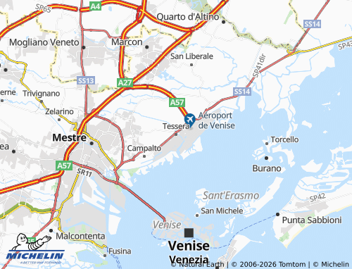 Mapa MICHELIN Tessera - ViaMichelin