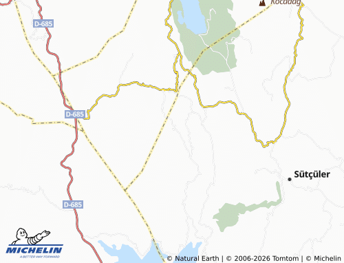 Mappa MICHELIN Yeşilyurt - ViaMichelin