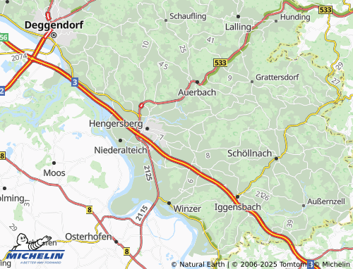 MICHELIN-Landkarte Mimming - ViaMichelin