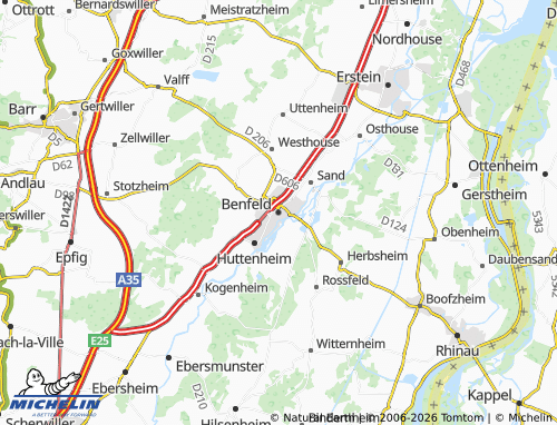 Mapa MICHELIN Benfeld - ViaMichelin