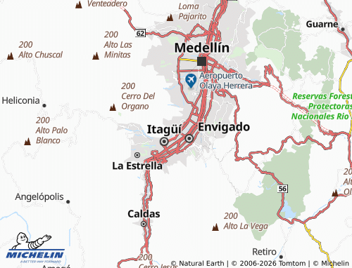 Carte MICHELIN Las Américas - ViaMichelin