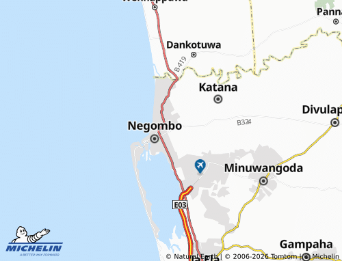 MICHELIN Sellakanda map - ViaMichelin
