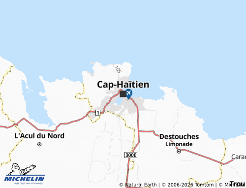 Mappa MICHELIN Cap-Haitien - ViaMichelin