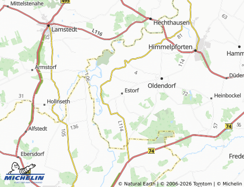 MICHELIN Estorf map - ViaMichelin