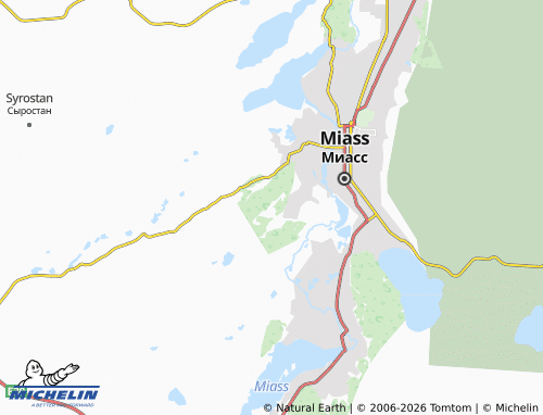 MICHELIN-Landkarte Dachnyy SNT - ViaMichelin