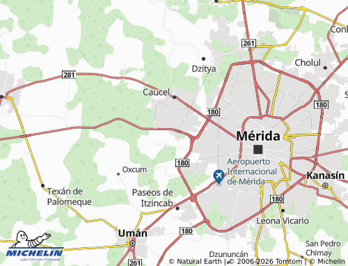Mappa MICHELIN Sian Ka'An II - ViaMichelin