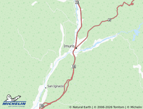 Kaart MICHELIN Cerro - ViaMichelin