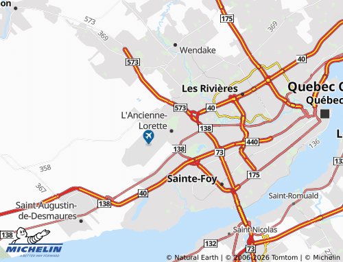 Mapa MICHELIN L'Ancienne-Lorette - ViaMichelin