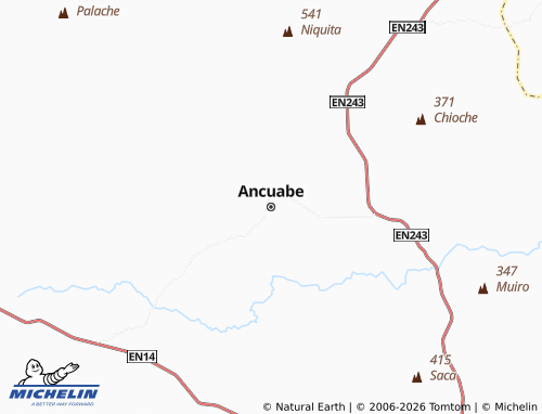 Mappa MICHELIN Ancuabe - ViaMichelin