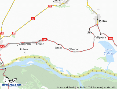 Mappa MICHELIN Seaca - ViaMichelin