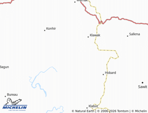 Mapa MICHELIN Tbotjin - ViaMichelin
