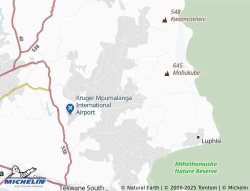 MICHELIN Hlauhlau map - ViaMichelin