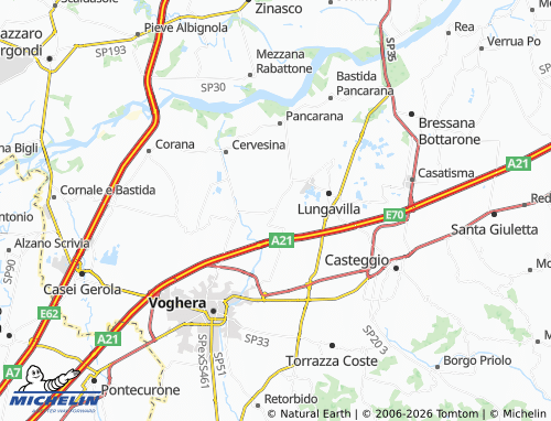 MICHELIN Pizzale map - ViaMichelin
