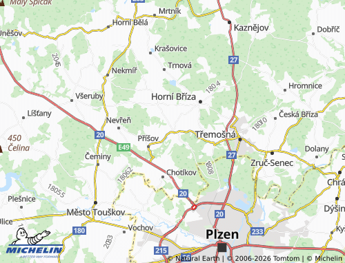 Mapa MICHELIN Ledce - ViaMichelin