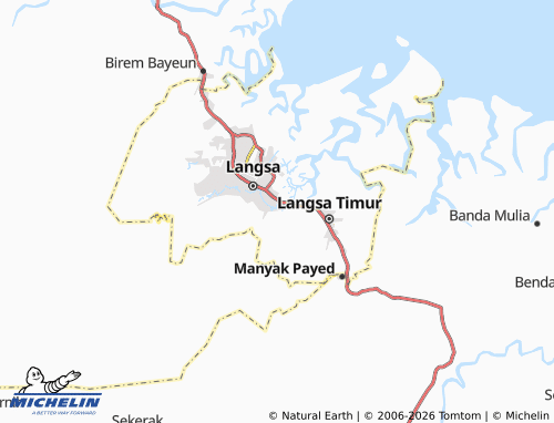 MICHELIN Meurandeh Aceh map - ViaMichelin