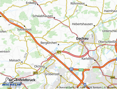 Mappa MICHELIN Bergkirchen - ViaMichelin